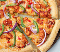 Pepper Barbecue Chicken Pizza