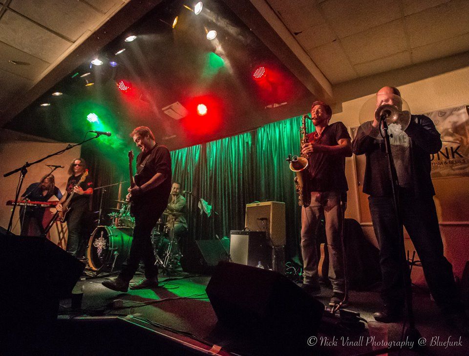 Sun 7.4.19  Bluefunk 'On the Road' Billy Walton Band at Night and Day Cafe, Manchester £12 booked £14 door.